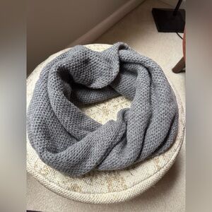 J. Crew Gray Knit thick Infinity Scarf